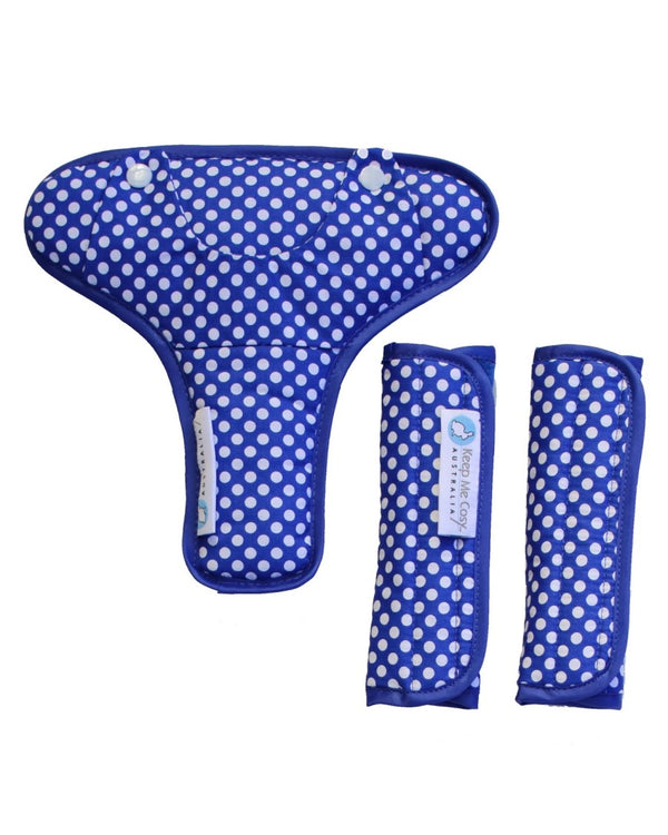 Harness & Buckle Cosy - Blue Spot