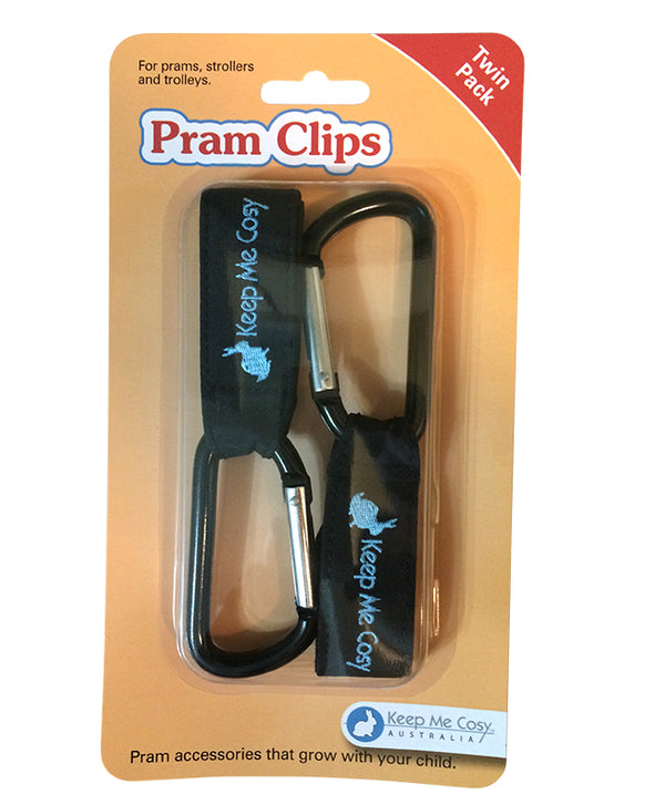 Pram Clips Twin Pack