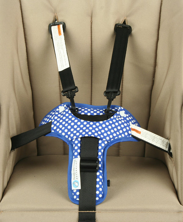 Harness & Buckle Cosy - Blue Spot