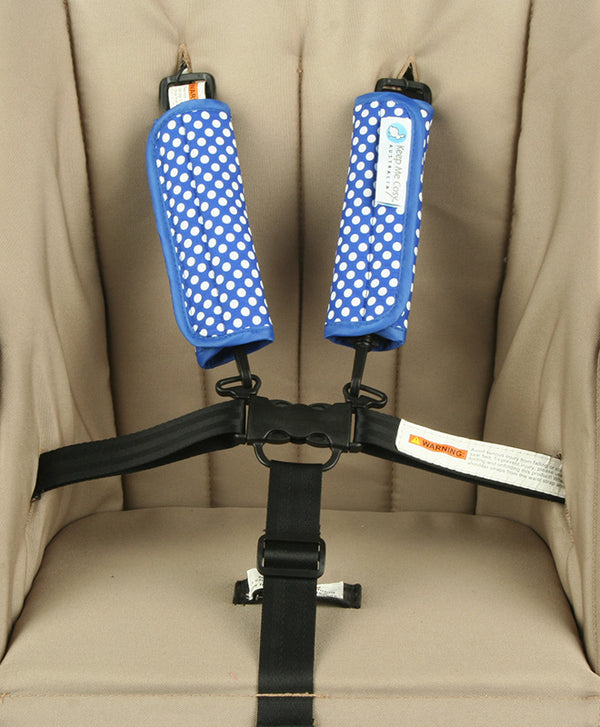 Harness & Buckle Cosy - Blue Spot