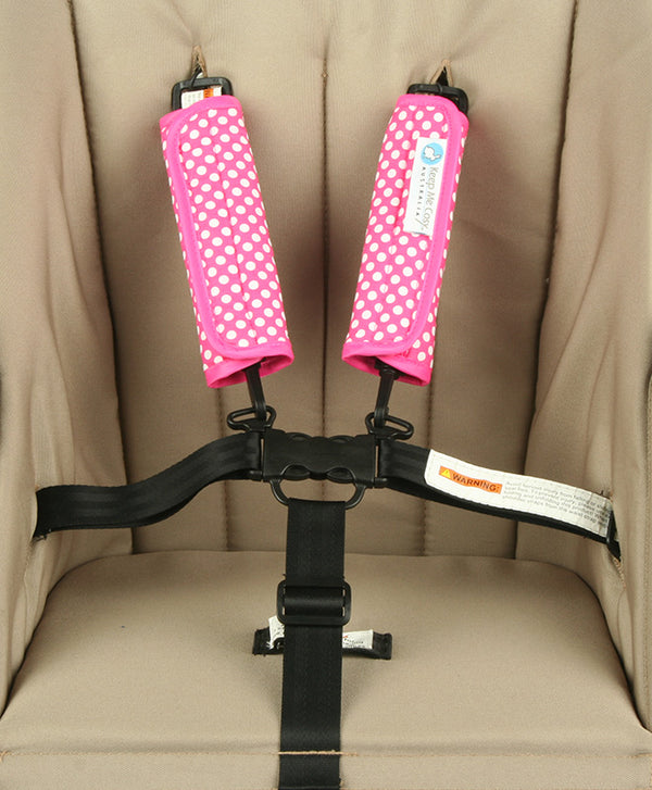 Harness & Buckle Cosy - Pink Spot