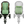 Load image into Gallery viewer, 2 in 1 Infant Footmuff Set- Cloud Mint