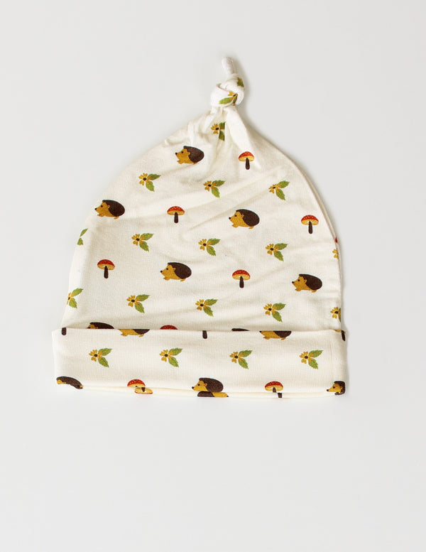 Baby Knotted Hat - Happy Hedgehog