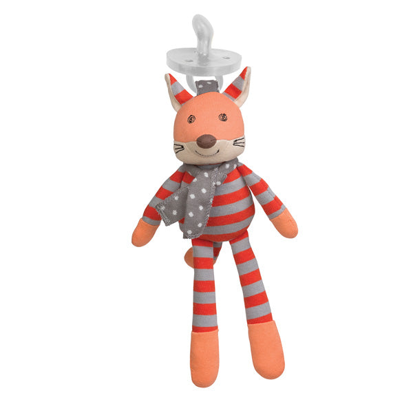 Organic Rattle & Pacifier Holder - Frenchy Fox