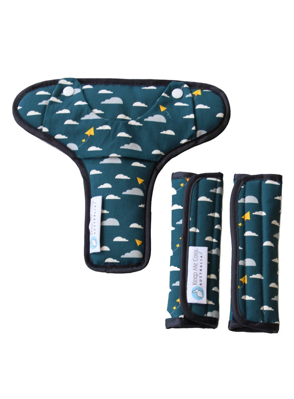 Harness & Buckle Cosy - Playful Plane