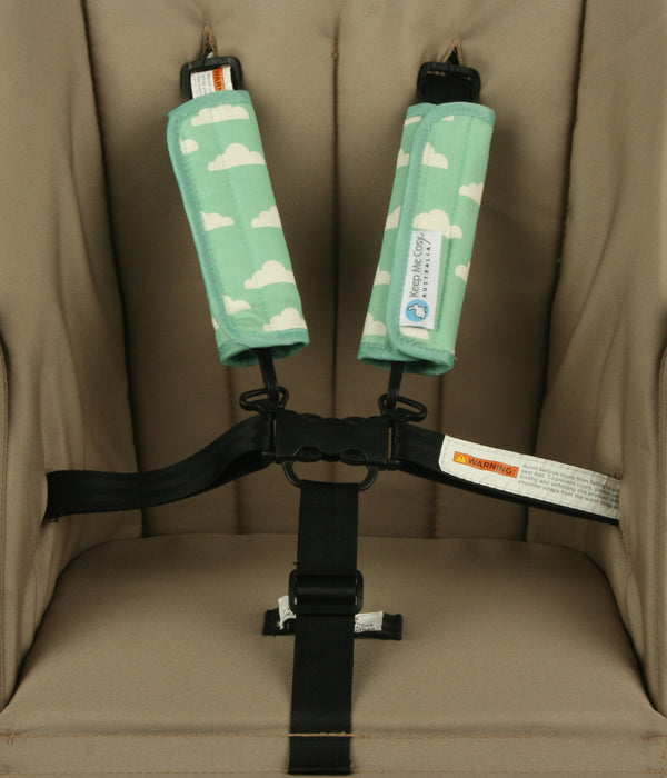 Harness Covers - Cloud Mint