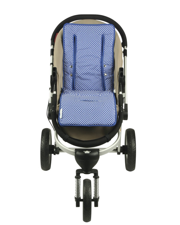 Pram Liner Blue Spot – Keep Me Cosy1