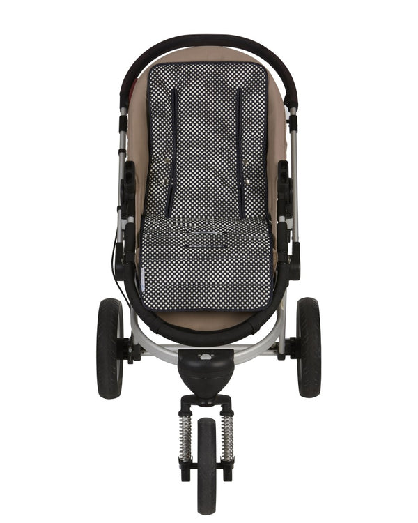 Pram Liner Head Support Set Ink Spot – Keep Me Cosy