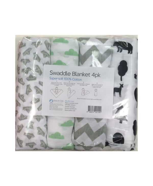 Swaddle Blanket - Pack of 4
